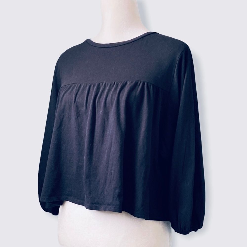 Urban Outfitters Kimchi Blue Peplum Cropped Top